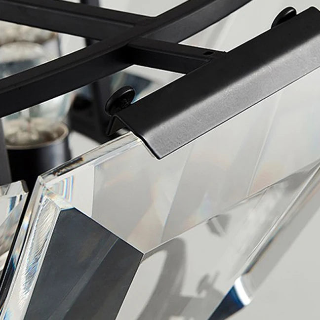 suspension en cristal fer nordique pour intérieur moderne - vue 7 sur 6