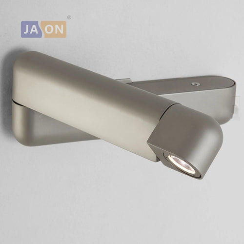 applique murale led nordique rotative sans fil avec interrupteur - vue 4 sur 5