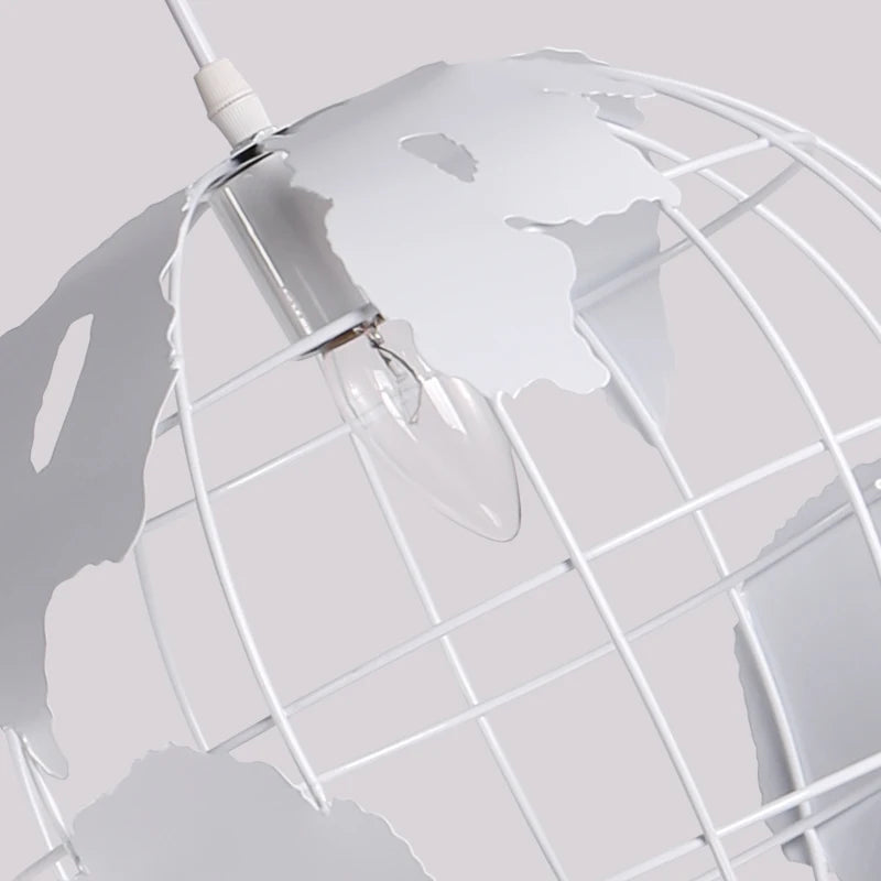 suspension à led globe rétro pour restaurants cafés et bars - vue 6 sur 8