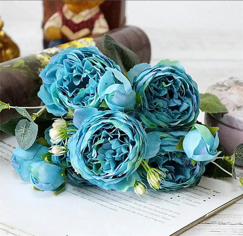 beau bouquet de fleurs artificielles pour mariage et décoration - vue 13 sur 13