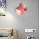 Modern wall lamp cartoon Mickey style colourful wall light macaron decorative bedside E27