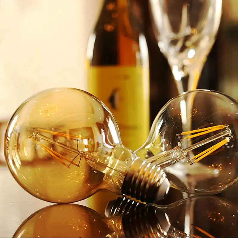 Retro vintage glass LED filament bulb - vue 10 sur 14