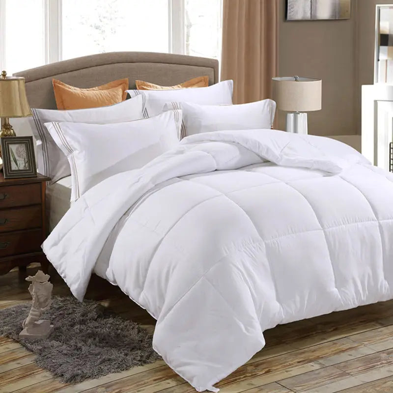 Down Alternative Comforter, Duvet Insert, Medium Weight for All Season, Fluffy, Warm, Soft & Hypoallergenic - vue 4 sur 4