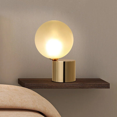 Lampe de bureau LED rétro en cuivre pour étude et travail - vue 2 sur 6