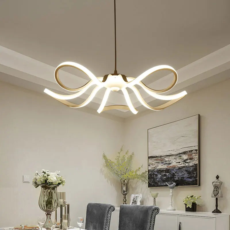 lampe led suspendue design moderne luminaire décoratif bar cuisine - vue 3 sur 6