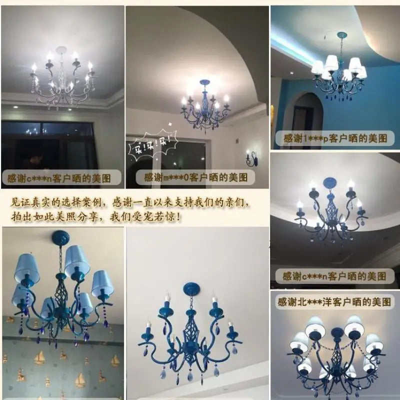 lustre en fer à led pour un éclairage rustique et élégant - vue 6 sur 14