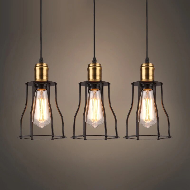 Suspension industrielle Vintage américaine pour Loft - vue 6 sur 8