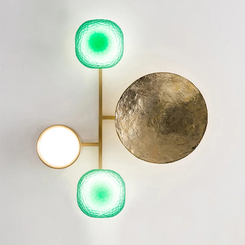 applique murale led vintage en cuivre pour décoration intérieure