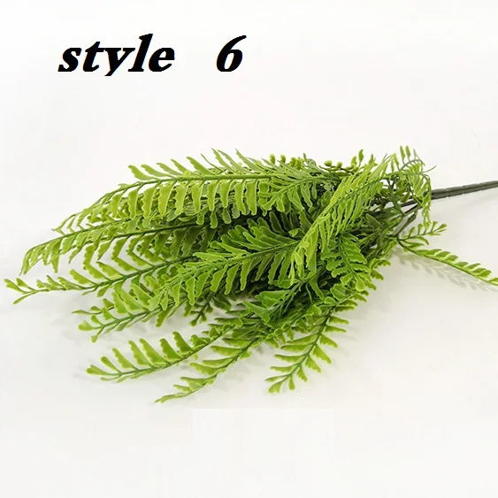 Realistic touch artificial fern bouquet for interior decoration