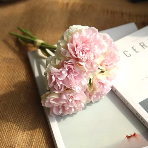 fleurs artificielles hortensias soie pour mariage décoration élégante - vue 13 sur 12