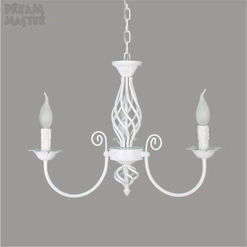 Lustre au Style européen à bougies moderne LED - vue 5 sur 10