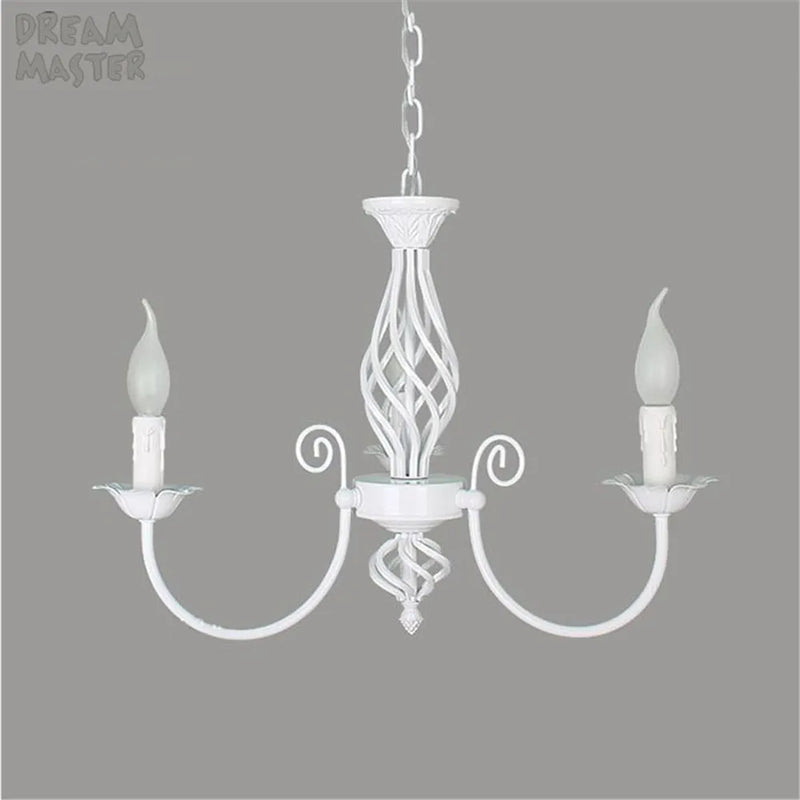 Lustre au Style européen à bougies moderne LED