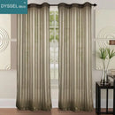 Rideau transparent à rayures style européen salon chambre