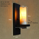 Vintage GZMJ industrial wall light with candle lampshade