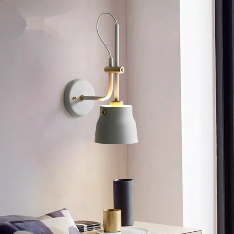 Applique led vintage fer loft bar salle bain chambre - vue 4 sur 6