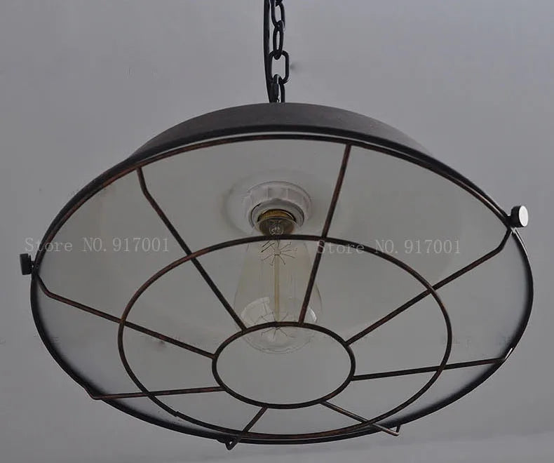 Classic modern minimalist retro wrought iron chandelier - vue 2 sur 8