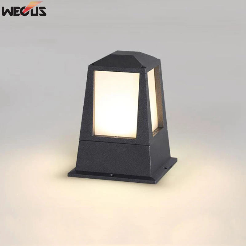 Waterproof column floor lamp for outdoor garden lighting - vue 1 sur 8