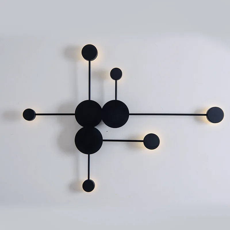 applique murale led d'art nordique pour éclairage d'hôtel - vue 4 sur 6