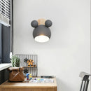 Modern wall lamp cartoon Mickey style colourful wall light macaron decorative bedside E27