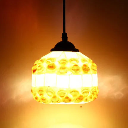 Turkish mosaic glass pendant light for hotels bars and restaurants - vue 17 sur 23
