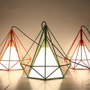 suspension cage à oiseaux minimaliste métal noir led