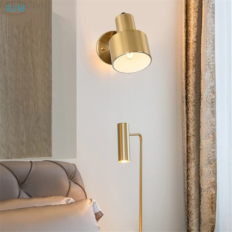 Applique murale led fer nordique moderne simple