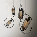 lampe suspendue en filet de fer pour hôtel restaurant bar