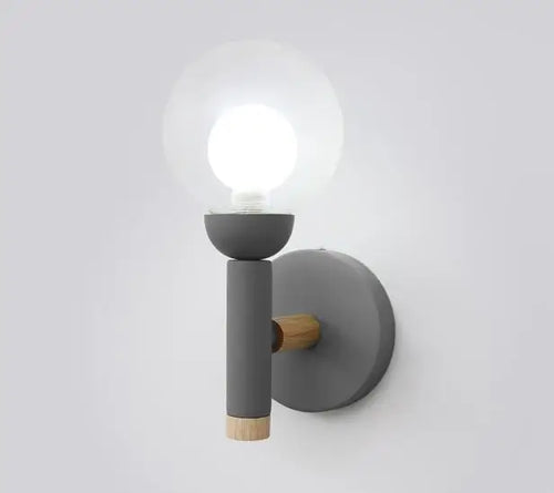 lampe de chevet nordique en verre design créatif pour salon et hôtel