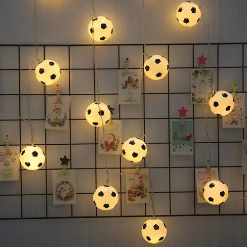 guirlande led pour décoration extérieure football noël mariage - vue 4 sur 6