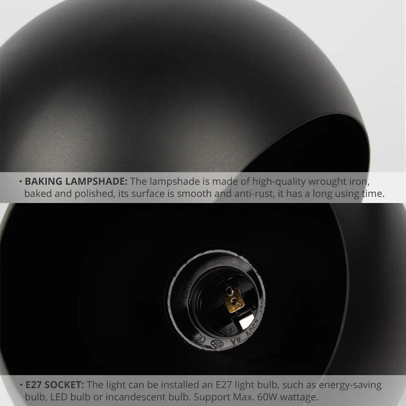 Lampe de table bois nordique et métal à intensité variable