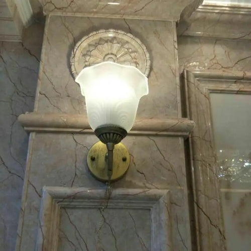 applique murale vintage en verre pour intérieur et extérieur - vue 7 sur 10