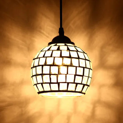 Turkish mosaic glass pendant light for hotels bars and restaurants - vue 23 sur 23