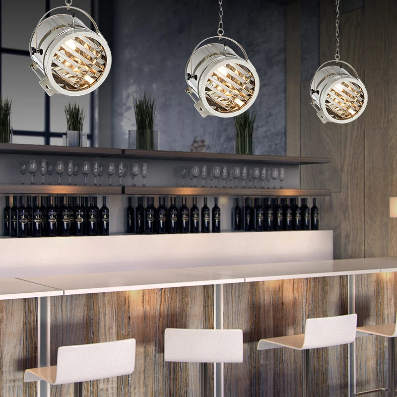 lustre industriel moderne pour un éclairage créatif élégant - vue 3 sur 7