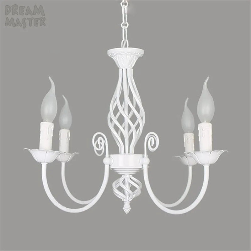 Lustre au Style européen à bougies moderne LED
