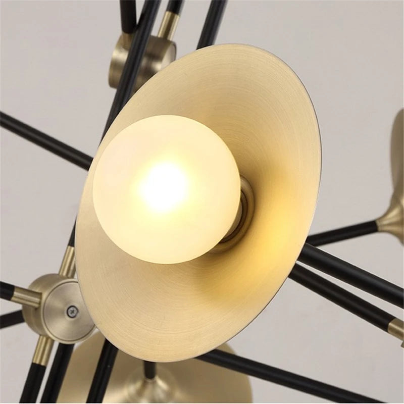 lustre créatif nordique design moderne pour décoration intérieure - vue 7 sur 9