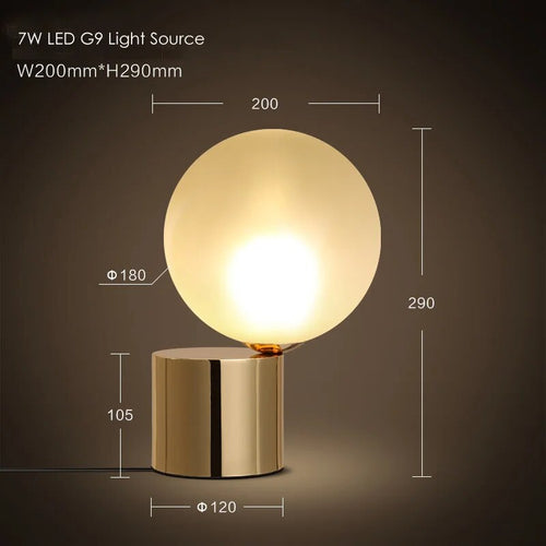 Lampe de bureau LED rétro en cuivre pour étude et travail - vue 7 sur 6
