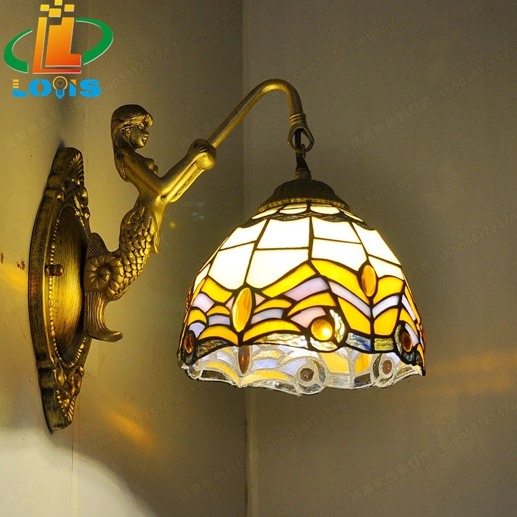 applique murale style européen pour éclairage intérieur et extérieur - vue 5 sur 8