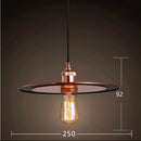 suspension vintage ufo led pour bar et restaurant