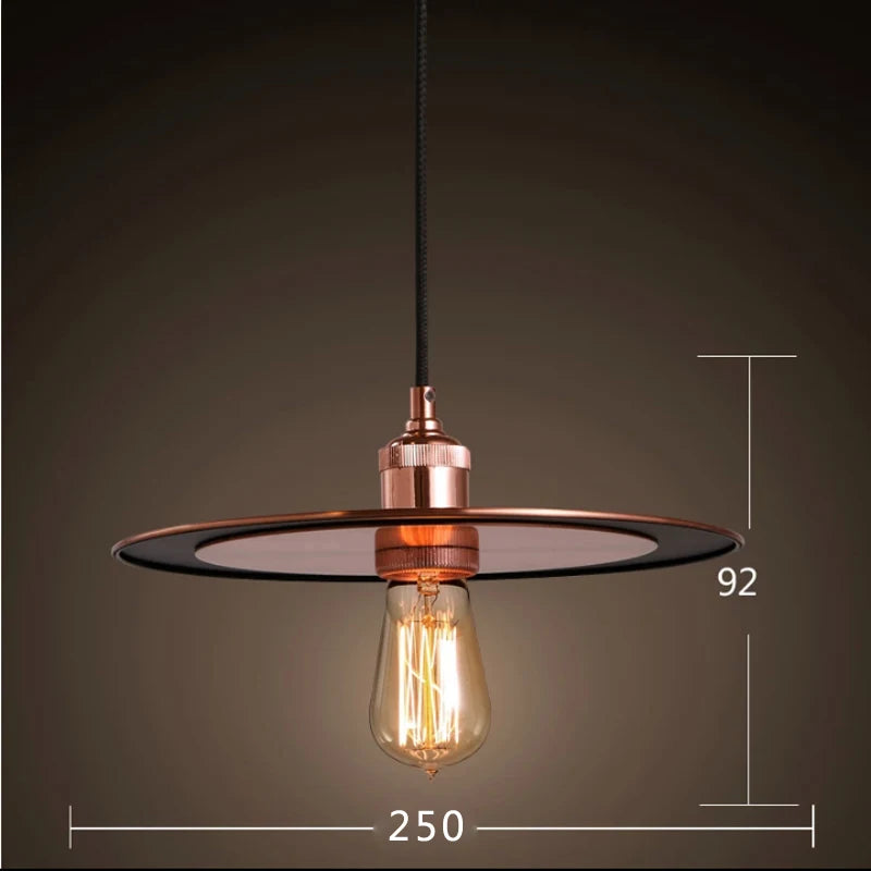 suspension vintage ufo led pour bar et restaurant - vue 6 sur 6