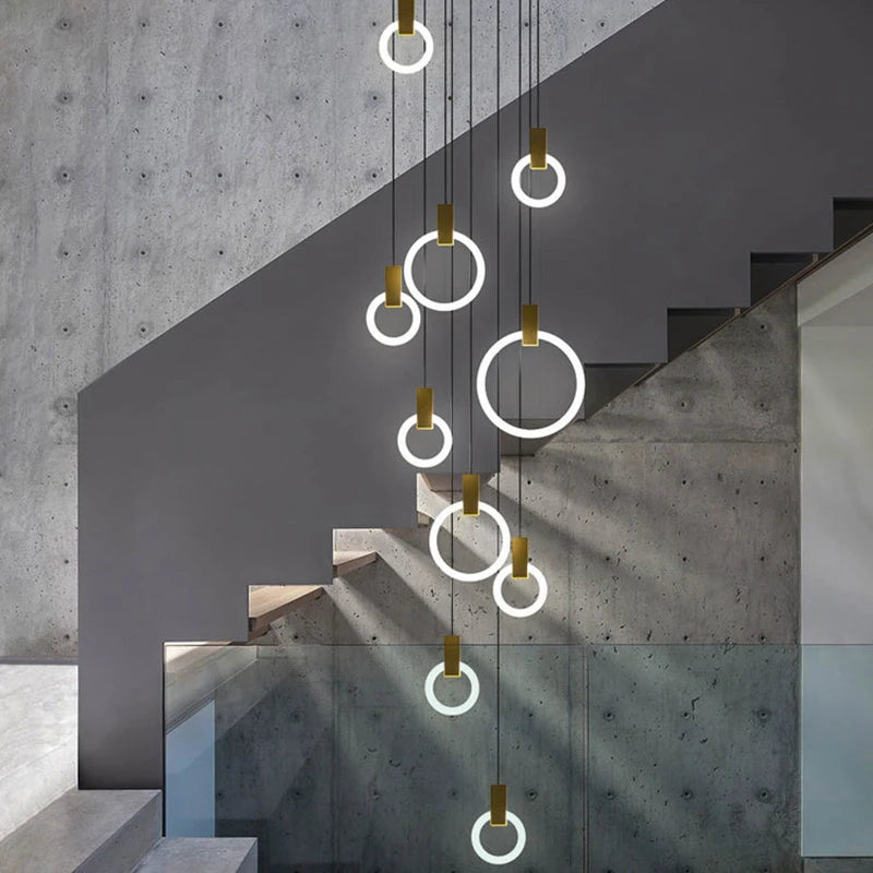 Modern minimalist creative pendant light for contemporary interiors - vue 4 sur 17