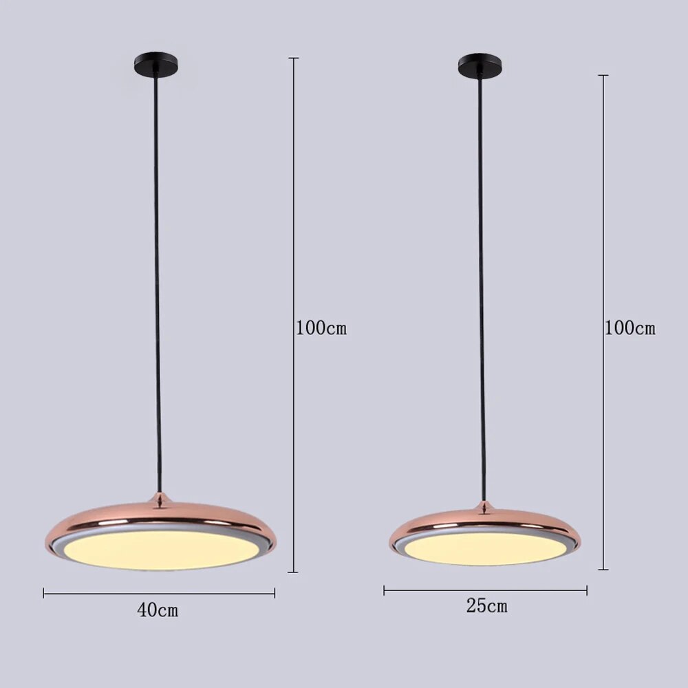 Suspension LED post-modernes nordiques - vue 6 sur 6