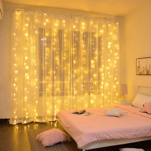 guirlande lumineuse led avec télécommande pour décorations de fête - vue 9 sur 12