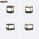 (WECUS) Nordic Garden Villa Pillar Light, Outdoor Courtyard Wall Light, Outdoor Waterproof Landscape Lawn Light