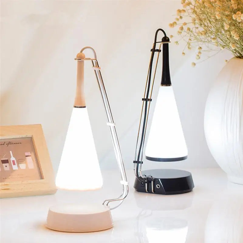 lampe de table led tactile rechargeable avec haut-parleur bluetooth et veilleuse - vue 6 sur 6
