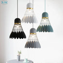 lampes suspendues modernes en fer nordiques pour éclairage led