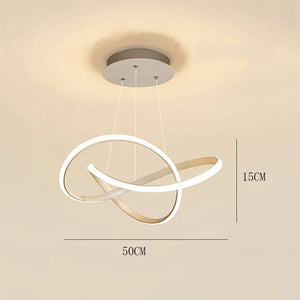 Modern LED chandelier for elegant interior decoration