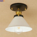 Plafonniers LED Sahde blanc pour salon chambre Edison éclairage plafonnier Vintage Plafond industriel LED Luminaria