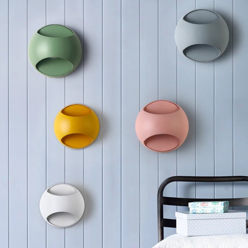 applique murale led modernes pour intérieur avec fond chromatique - vue 7 sur 12