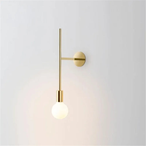 Minimalist nordic linear wall light, elegant design - vue 2 sur 5