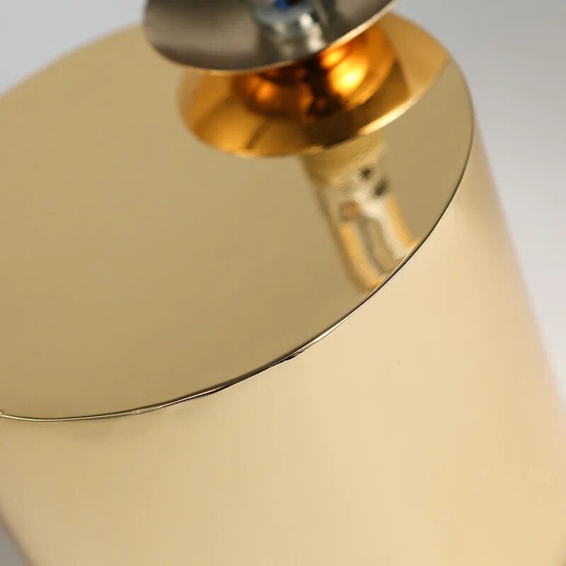 Lampe de bureau LED rétro en cuivre pour étude et travail - vue 4 sur 6